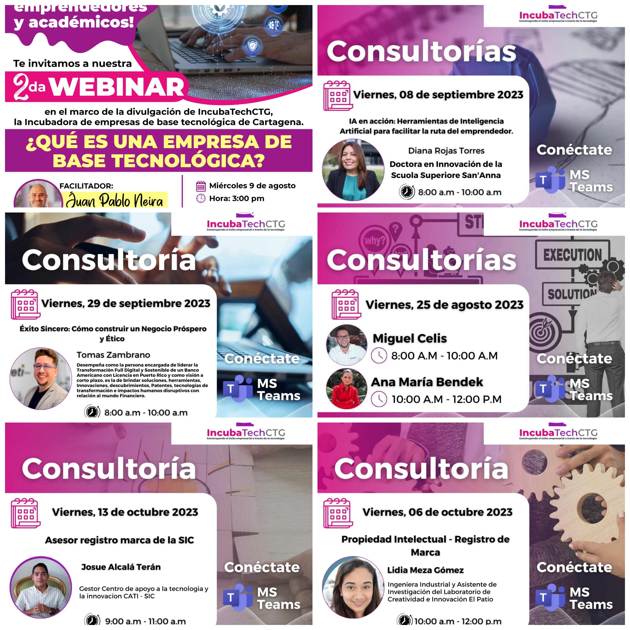 Webinares incubatechctg